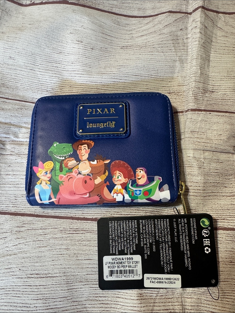 NWT Loungefly Pixar Toy Story Woody Bo Peep Wallet - Picture 7 of 16